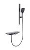 Смеситель для ванны и душа Fmark FS24Q-03 настенный графит