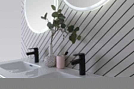 Раковина керамическая Allen Brau Glority 1.35011.20 120х50 полувстраиваемая цвет белый 2 отверстия под смеситель