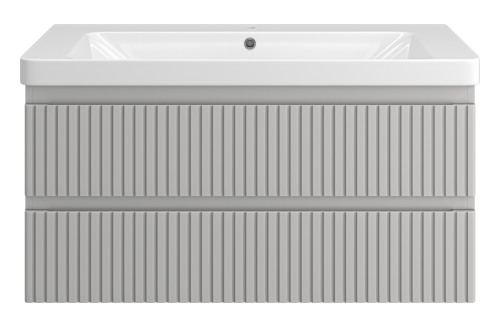 Тумба под раковину Brevita Victory VIC-07105-0302Я 101х45х49 подвесная - фото 2