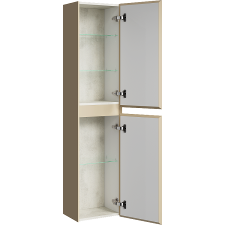 Шкаф-пенал Aqwella Y GE0535MD 40х150 подвесной цвет бежевый