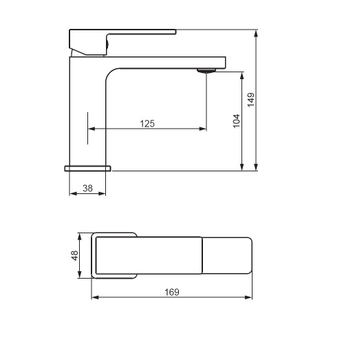 Смеситель Damixa Gala 530210000 на раковину/на столешницу хром без термостата - фото 5