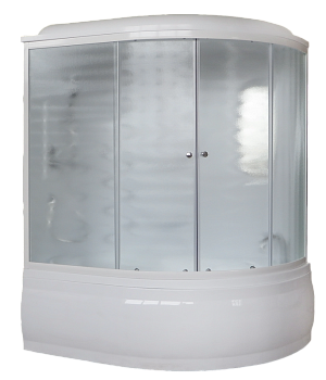 Душевой бокс Royal Bath ALP RB140ALP-C-L 140х95 асимметричная с крышей ориентация левая