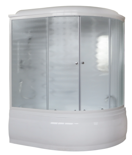 Душевая кабина Royal Bath ALP RB140ALP-C-L 140х95 асимметричная с крышей