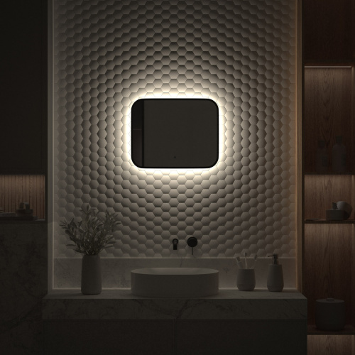 Зеркало в ванную Defesto AURA DF 2961RH 50х40 - фото 5