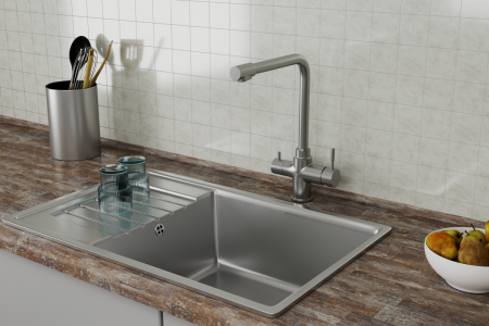 Смеситель для кухни Rush MS9035-33 на мойку сатин