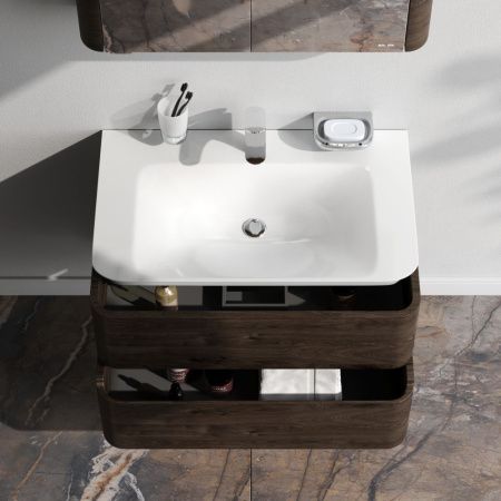 Тумба под раковину Am.Pm Sensation M30FHX0802TF 80х50 подвесная цвет коричневый