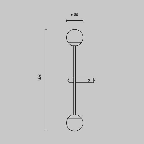 Бра Maytoni Touch MOD285WL-L10BS3K - фото 2