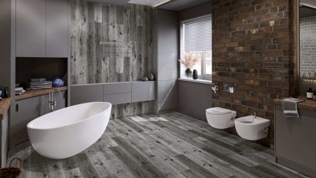 Кварцвиниловая плитка Damy Floor FAMILY LVT T7020-23-LVT Дуб Сильвер толщина 0.25 см 43 класс 1227х187