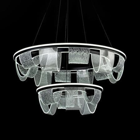 Люстра подвесная LED4U L7706-800-460 BK