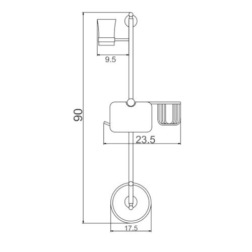 Стойка Savol S-00C07 - фото 3