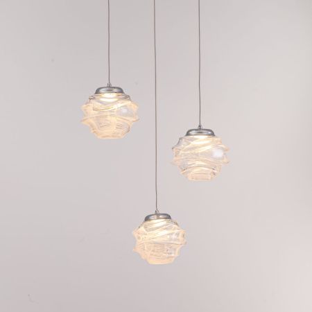 Светильник подвесной Delight Collection MD25030003-3A chrome/clear