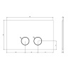 Клавиша смыва механическая Gessi Technical Accessories 54611#727 цвет латунь