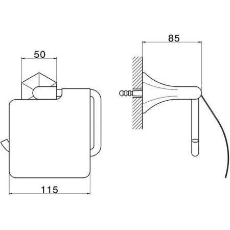 Бумагодержатель Cisal Cherie CE09042024