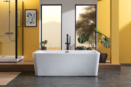 Смеситель для ванны и душа Paffoni Light LIG032NO напольный черный