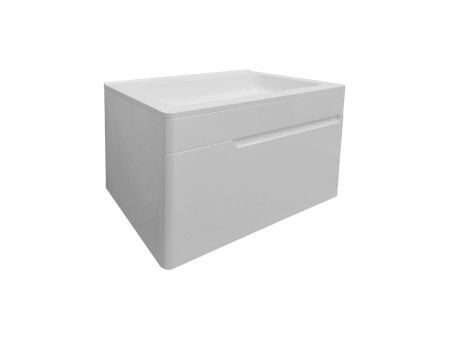 Тумба с раковиной Эстет Kare Luxe ФР-00007080 70х50 подвесная цвет белый