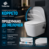 Унитаз подвесной Taliente Correto CR25200+SMnero белый с сиденьем микролифт безободковый смыв торнадо