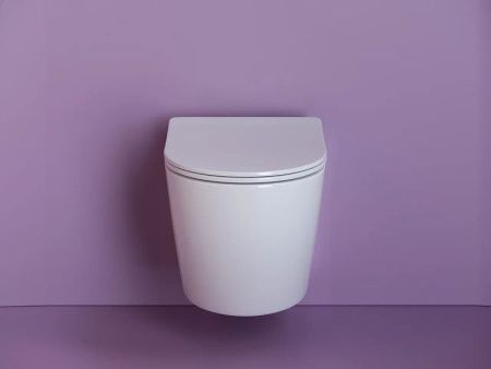 Унитаз подвесной Ceramica Nova UNO CN11001 белый с сиденьем микролифт безободковый душевой смыв