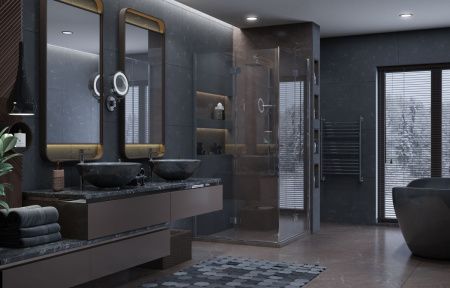 Душевой уголок Ambassador Diamond 12011110 100х100 стекло прозрачное профиль хром без поддона