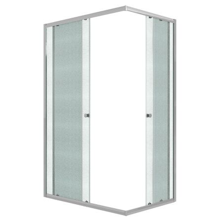 Душевой уголок Niagara Eco NG-1018-14QMT 100х80 стекло матовое профиль хром без поддона