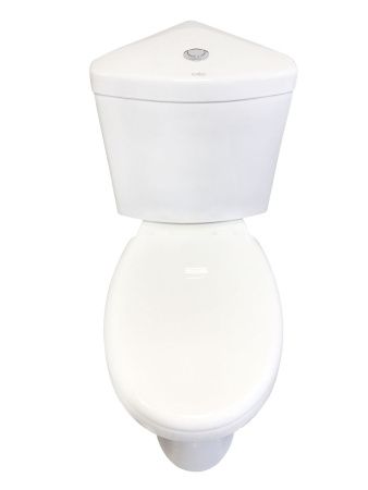 Унитаз напольный с бачком Creo Сeramique PROJECT COMBO-PR1003C белый с сиденьем с микролифт душевой смыв