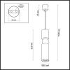 Светильник подвесной Odeon Light Sakra (Сакра) 4073/5L