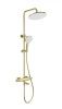 Душевая стойка Wonzon & Woghand Neo WW-B3035-A3-BG настенная цвет золото с термостатом