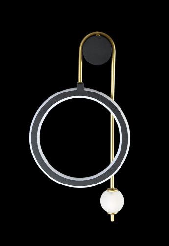 Бра Crystal Lux Corida (Цорида) CORIDA AP25W LED BLACK/GOLD - фото 4