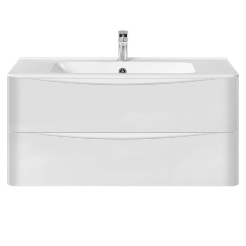 Тумба под раковину Vincea Paola VMC-2P100GW 99.5х46.6х50 - фото 3