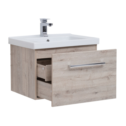 Тумба под раковину Dreja Big Inn 77.0202D 61х43х46 подвесная цвет дуб кантри - фото 5