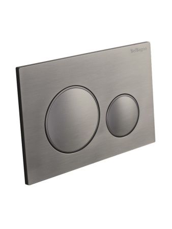 Клавиша смыва механическая BelBagno BB-17C-GM цвет оружейная сталь