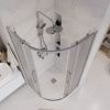 Душевой уголок Grossman Cosmo 301.K33.02.8080.10.02 80х80 стекло текстурное профиль хром без поддона
