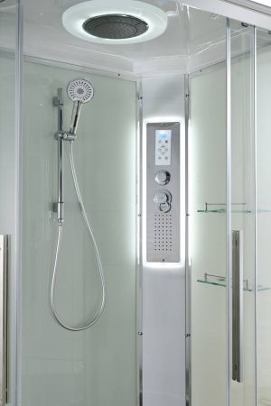 Душевая кабина AvaCan EM EM2912RLEDT 120х90 асимметричная с крышей ориентация правая