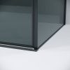 Душевой уголок Grossman Galaxy 120.K33.01.1470.21.10 140х70 стекло тонированное профиль черный без поддона