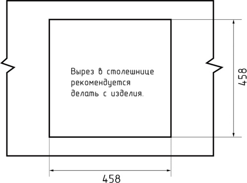 Кухонная мойка Granfest Quarz 48 серый 48х48 цвет серый - фото 5