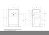 Тумба под раковину BelBagno Kraft 39 KRAFT39-500/390-2C-PIA-BO 50х40 напольная цвет белый