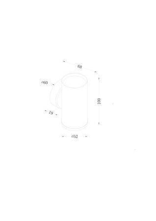 Светильник настенный Maytoni Technical FOCUS S C068WL-01MG