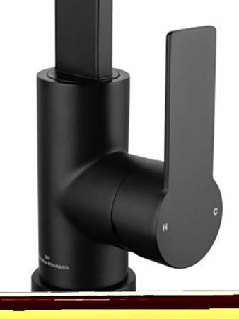Смеситель для кухни Wonzon & Woghand WW-AE4550-MB на мойку черный