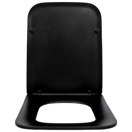 Унитаз напольный с бачком Melana MLN-310306MB черный с сиденьем микролифт безободковый смыв торнадо