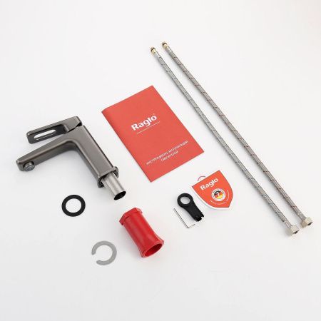 Смеситель Raglo R51 R51.10.09 на раковину графит