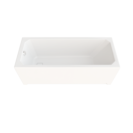 Ванна акриловая Тритон Прага Щ0000049118 170х70 пристенная прямоугольная без ножек и каркаса