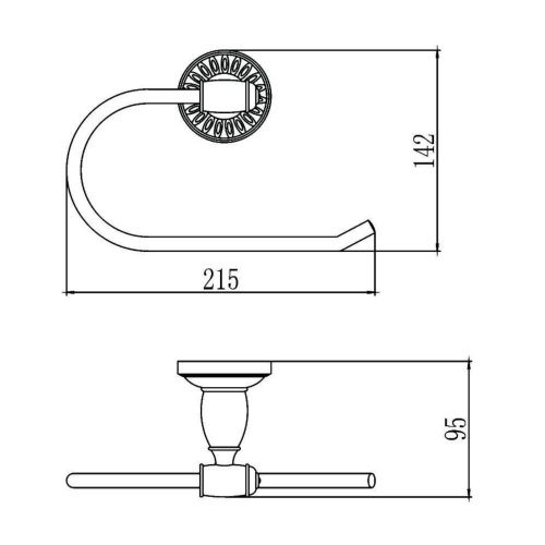 Полотенцедержатель Savol S-006660H - фото 3