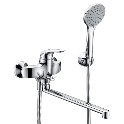 Смеситель для ванны WasserKRAFT Rossel 2800 2802L настенный хром - фото 5