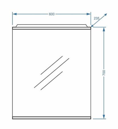 Зеркало с подсветкой Stella Polar Ванесса SP-00000219 60х70