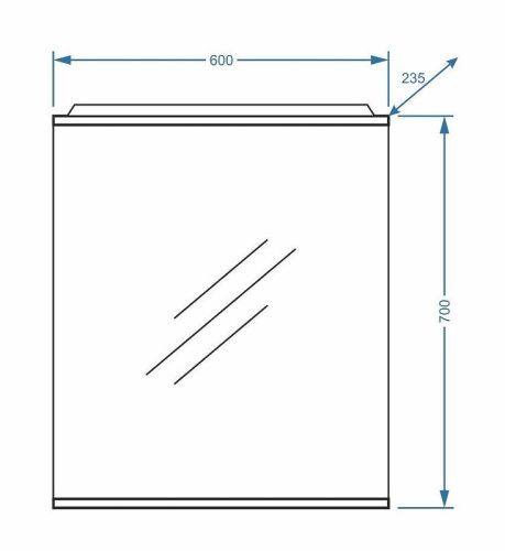Зеркало с подсветкой Stella Polar Ванесса SP-00000219 60х70 - фото 5