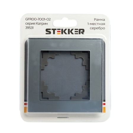 Рамка одноместная Stekker Катрин 39531