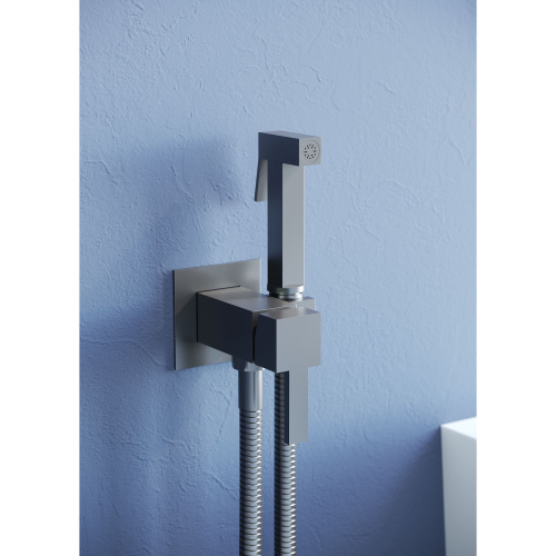 Гигиенический душ со смесителем RGW Shower Panels 581408212-11 серый - фото 3