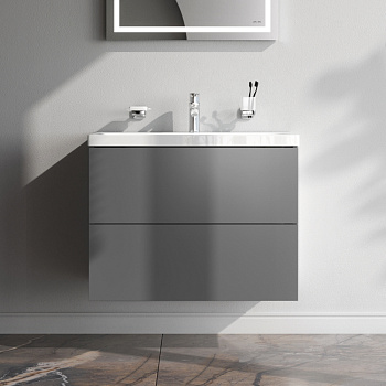 Тумба под раковину Am.Pm Gem M90FHX07522GM 75х41х54 подвесная цвет графит матовый