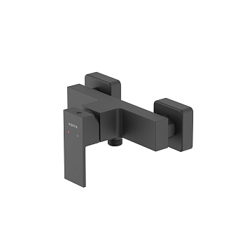 Смеситель для душа Aquatek ЛИБРА AQ1660MB настенный черный матовый без термостата