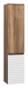 Шкаф-пенал Brevita Dakota DAK-050350-19/01П 40х170 подвесной цвет белый/коричневый