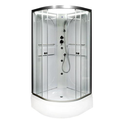 Душевая кабина AvaCan L510NLED+GM 100х100 четверть круга - фото 5